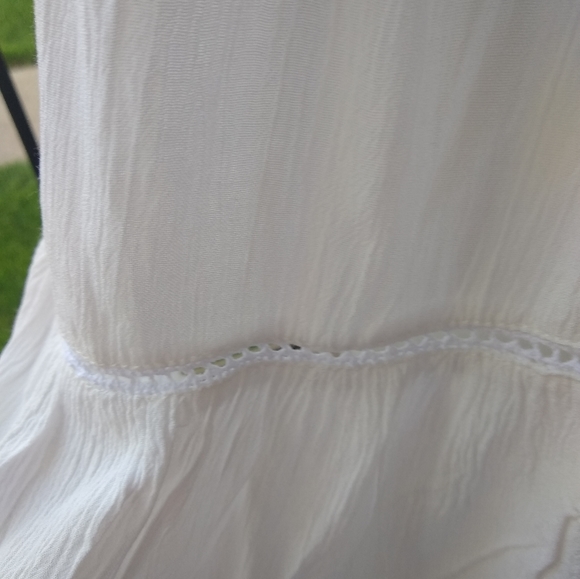 Cato NWT Boho Gauze Crochet Trim Dress - Picture 4 of 7